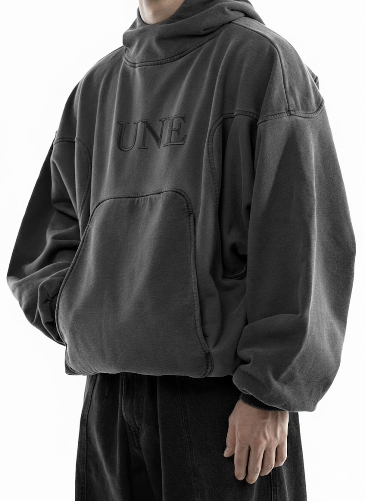 UNE "The Sculpted" Oversized Hoodie - Image 2