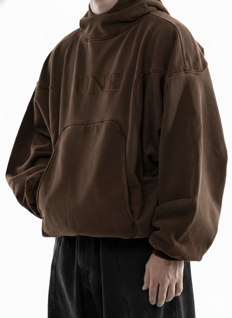UNE "The Sculpted" Oversized Hoodie - Image 3